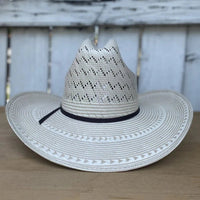 Cuernos Chuecos 100X Sonora Mountain Peak Style Western Cowboy Shantung Straw Hat - OriginalWestern.com