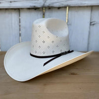Cuernos Chuecos 100X Sonora Randa Flower Style Western Cowboy Shantung Straw Hat - OriginalWestern.com