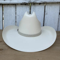 Cuernos Chuecos 100X Sonora Style Western Cowboy Shantung Straw Hat - Tall Crown - OriginalWestern.com