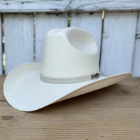 Cuernos Chuecos 100X Sonora Style Western Cowboy Shantung Straw Hat - Tall Crown - OriginalWestern.com