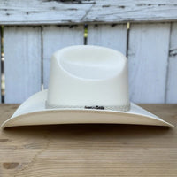 Cuernos Chuecos 100X Sonora Style Western Cowboy Shantung Straw Hat - Tall Crown - OriginalWestern.com