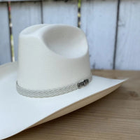 Cuernos Chuecos 100X Sonora Style Western Cowboy Shantung Straw Hat - Tall Crown - OriginalWestern.com