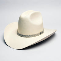 Cuernos Chuecos 100X Sonora Style Western Cowboy Shantung Straw Hat - Tall Crown - OriginalWestern.com