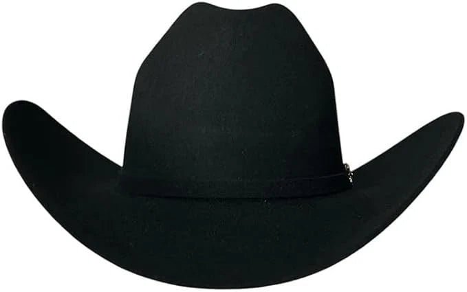Cuernos Chuecos 10X Joan Milano Style Beaver Fur Felt Western Cowboy Hat - Black - OriginalWestern.com