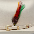 Cuernos Chuecos 10X Sinaloa Chaparral Style Beaver Fur Felt Western Cowboy Hat - Beige - OriginalWestern.com