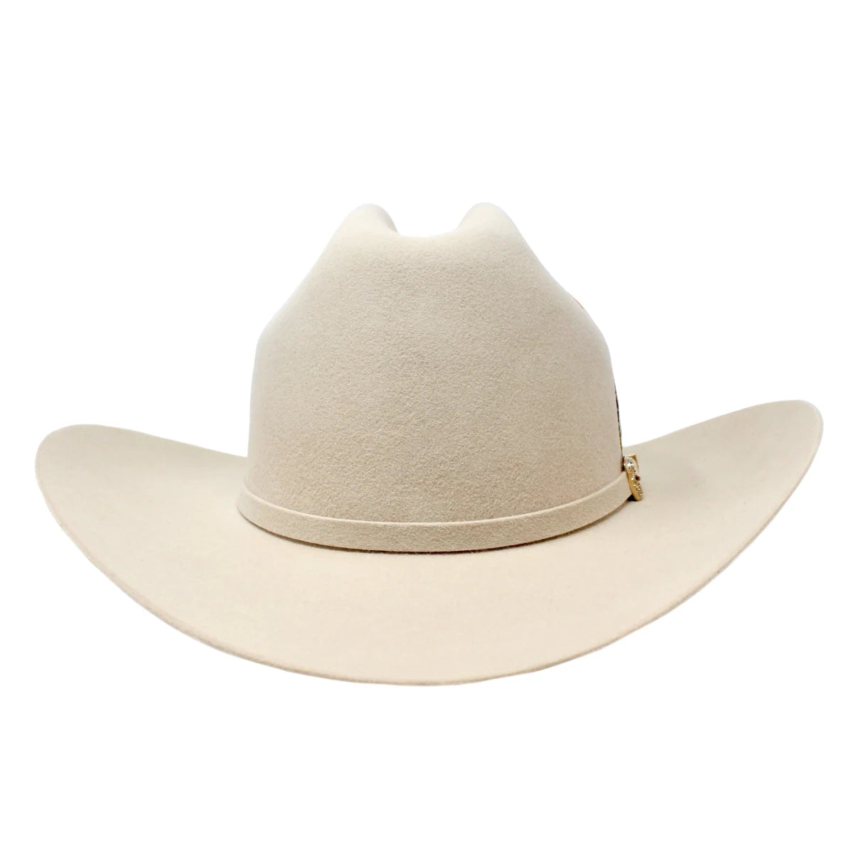 Cuernos Chuecos 10X Sinaloa Chaparral Style Beaver Fur Felt Western Cowboy Hat - Beige - OriginalWestern.com