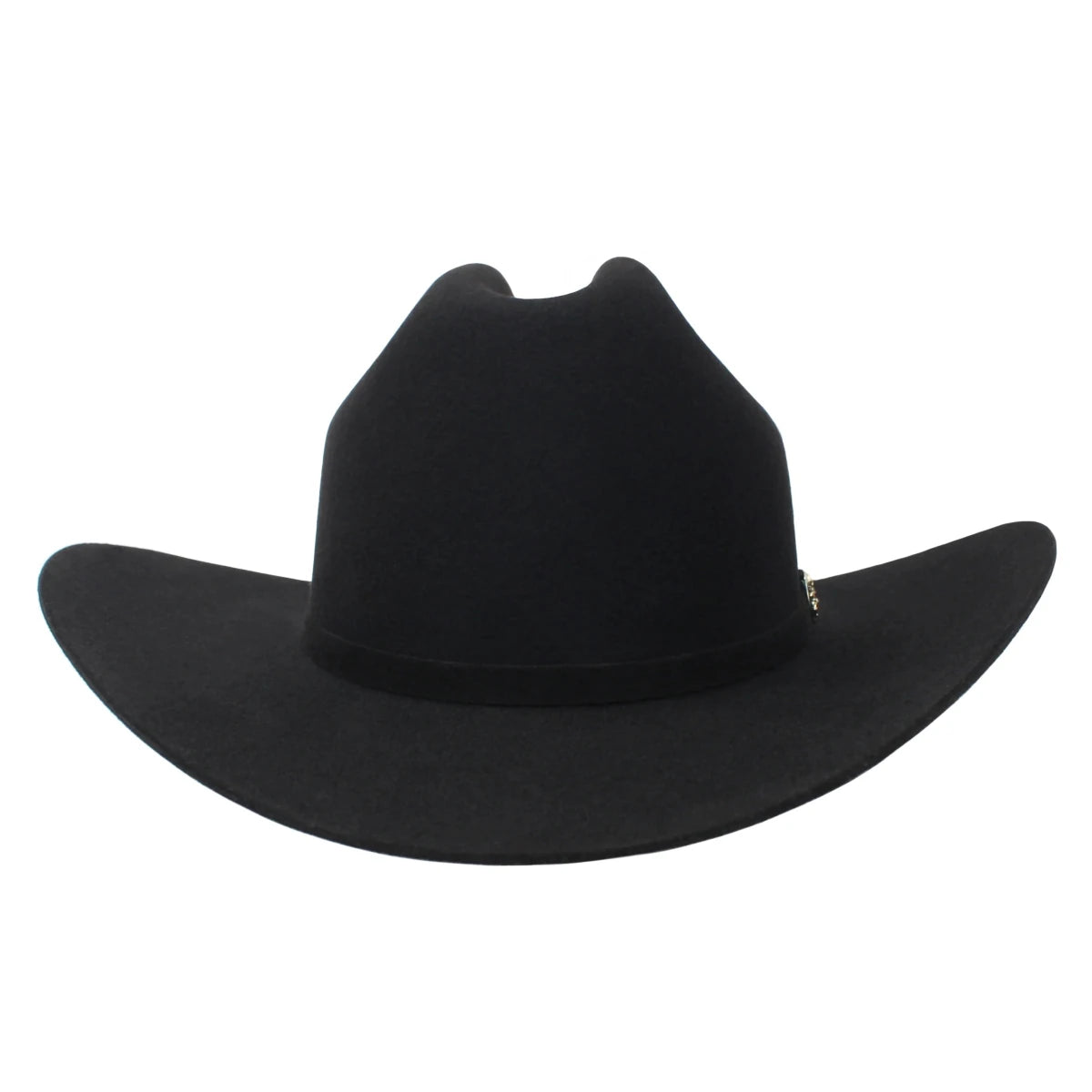Cuernos Chuecos 10X Sinaloa Chaparral Style Beaver Fur Felt Western Cowboy Hat - Black - OriginalWestern.com