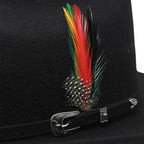Cuernos Chuecos 10X Sinaloa Chaparral Style Beaver Fur Felt Western Cowboy Hat - Black - OriginalWestern.com