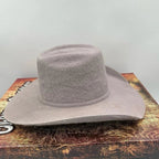 Cuernos Chuecos 10X Vakera Grizzly Style Brick Crown Fur Felt Cowboy Hat - Silverbelly - OriginalWestern.com