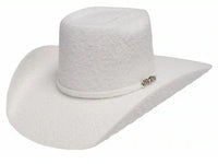 Cuernos Chuecos 10X Vakera Grizzly Style Brick Crown Fur Felt Cowboy Hat - Winter White - OriginalWestern.com