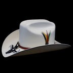 Cuernos Chuecos 300X Durango Style (Milano) Western Cowboy Shantung Straw Hat - OriginalWestern.com
