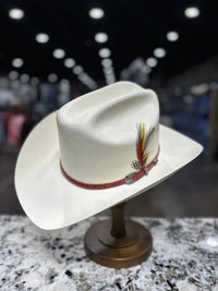 Cuernos Chuecos 300X Durango Style (Milano) Western Cowboy Shantung Straw Hat - OriginalWestern.com