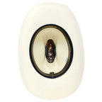 Cuernos Chuecos 300X Julion Style (Milano) Western Cowboy Shantung Straw Hat - OriginalWestern.com