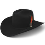 Cuernos Chuecos 6X El Fantasma Style Western Cowboy Felt Hat - Black - OriginalWestern.com