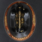 Cuernos Chuecos 6X El Fantasma Style Western Cowboy Felt Hat - Black - OriginalWestern.com