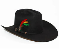 Cuernos Chuecos 6X El Fantasma Style Western Cowboy Felt Hat - Black - OriginalWestern.com