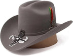 Cuernos Chuecos 6X Los Dos Carnales Style Cowboy Hat-Granite - OriginalWestern.com