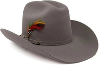 Cuernos Chuecos 6X Los Dos Carnales Style Cowboy Hat-Granite - OriginalWestern.com