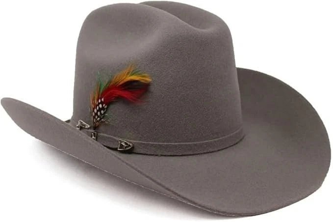 Cuernos Chuecos 6X Los Dos Carnales Style Cowboy Hat-Granite - OriginalWestern.com