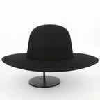 Cuernos Chuecos 6X Open Crown Fur Felt Western Cowboy Hat - Black - OriginalWestern.com