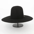 Cuernos Chuecos 6X Open Crown Fur Felt Western Cowboy Hat - Black - OriginalWestern.com