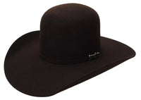 Cuernos Chuecos 6X Open Crown Fur Felt Western Cowboy Hat - Brown - OriginalWestern.com