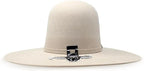 Cuernos Chuecos 6X Open Crown Fur Felt Western Cowboy Hat - Silverbelly Beige - OriginalWestern.com