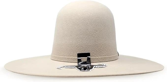 Cuernos Chuecos 6X Open Crown Fur Felt Western Cowboy Hat - Silverbelly Beige - OriginalWestern.com