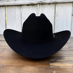 Cuernos Chuecos 6X Sinaloa Chaparral Style Fur Felt Western Cowboy Hat - Black - OriginalWestern.com