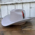 Cuernos Chuecos 6X Sinaloa Chaparral Style Fur Felt Western Cowboy Hat - Gray - OriginalWestern.com