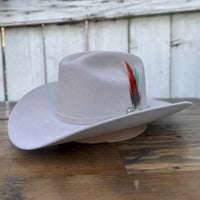 Cuernos Chuecos 6X Sinaloa Chaparral Style Fur Felt Western Cowboy Hat - Gray - OriginalWestern.com