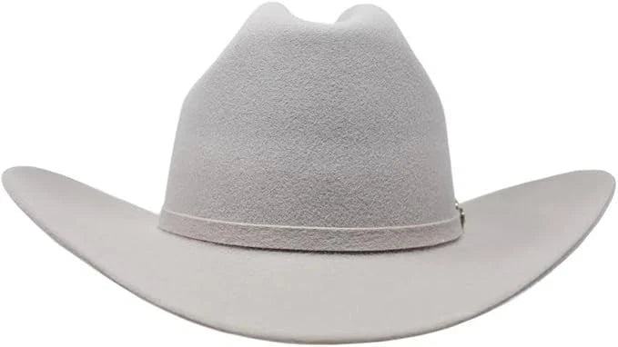 Cuernos Chuecos 6X Sinaloa Chaparral Style Fur Felt Western Cowboy Hat - Gray - OriginalWestern.com