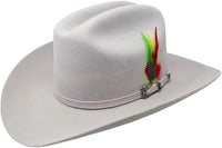 Cuernos Chuecos 6X Sinaloa Chaparral Style Fur Felt Western Cowboy Hat - Gray - OriginalWestern.com