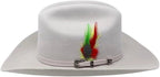 Cuernos Chuecos 6X Sinaloa Chaparral Style Fur Felt Western Cowboy Hat - Gray - OriginalWestern.com