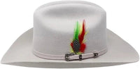 Cuernos Chuecos 6X Sinaloa Chaparral Style Fur Felt Western Cowboy Hat - Gray - OriginalWestern.com