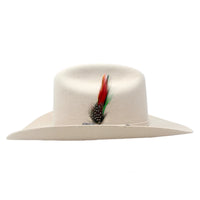 Cuernos Chuecos 6X Sinaloa Chaparral Style Fur Felt Western Cowboy Hat - Silverbelly - OriginalWestern.com