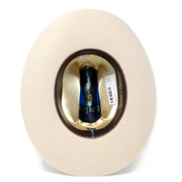 Cuernos Chuecos 6X Sinaloa Chaparral Style Fur Felt Western Cowboy Hat - Silverbelly - OriginalWestern.com