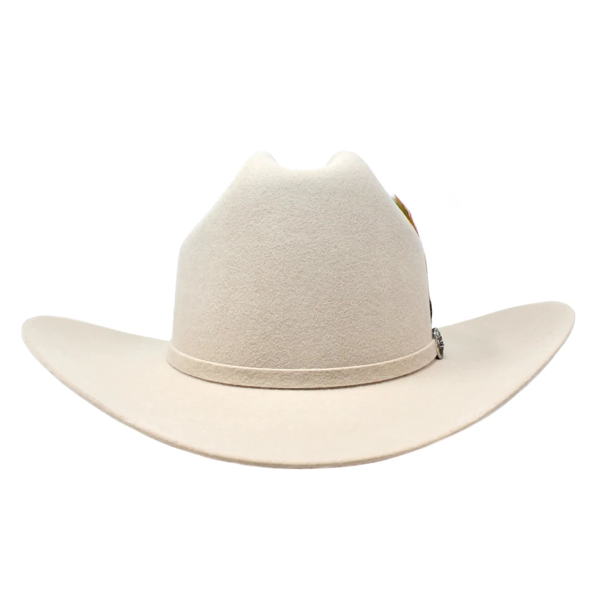 Cuernos Chuecos 6X Sinaloa Chaparral Style Fur Felt Western Cowboy Hat - Silverbelly - OriginalWestern.com