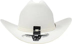 Cuernos Chuecos 6X Sinaloa Chaparral Style Fur Felt Western Cowboy Hat - White - OriginalWestern.com