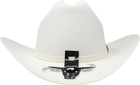 Cuernos Chuecos 6X Sinaloa Chaparral Style Fur Felt Western Cowboy Hat - White - OriginalWestern.com