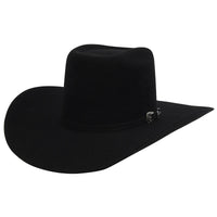 Cuernos Chuecos 6X Vakera Style Brick Crown Fur Felt Cowboy Hat - Black - OriginalWestern.com