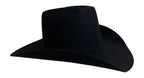 Cuernos Chuecos 6X Vakera Style Brick Crown Fur Felt Cowboy Hat - Black - OriginalWestern.com