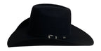 Cuernos Chuecos 6X Vakera Style Brick Crown Fur Felt Cowboy Hat - Black - OriginalWestern.com