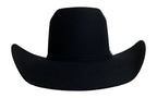 Cuernos Chuecos 6X Vakera Style Brick Crown Fur Felt Cowboy Hat - Black - OriginalWestern.com