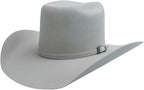Cuernos Chuecos 6X Vakera Style Brick Crown Fur Felt Cowboy Hat - Mist Gray - OriginalWestern.com