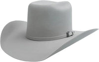 Cuernos Chuecos 6X Vakera Style Brick Crown Fur Felt Cowboy Hat - Mist Gray - OriginalWestern.com