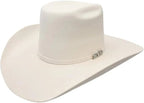 Cuernos Chuecos 6X Vakera Style Brick Crown Fur Felt Cowboy Hat - White - OriginalWestern.com