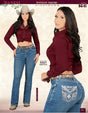 Danesi Women's Bootcut Denim Western Jeans DAN-D845 - Dark Blue - OriginalWestern.com