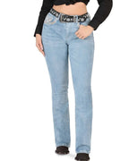 Danesi Women's Bootcut Denim Western Jeans - Light Blue 855 - OriginalWestern.com