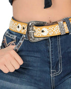 Danesi Women's Bootcut Denim Western Jeans - Medium Blue 851 - OriginalWestern.com
